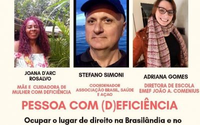 Estaremos na live com Rede Brasilândia solidária e a Rádio comunitária Cantareira para falar de inclusão da pessoa com deficiência