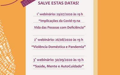 CONVITE: Venha prestigiar a série de webinários do Coletivo Feminista Helen Keller!