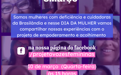 8 de março – Vozes Femininas convida a todos para o encontro aberto de Dia internacional da Mulher