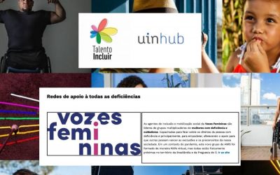 Estamos na sessão Redes de apoio no site da Uinhub